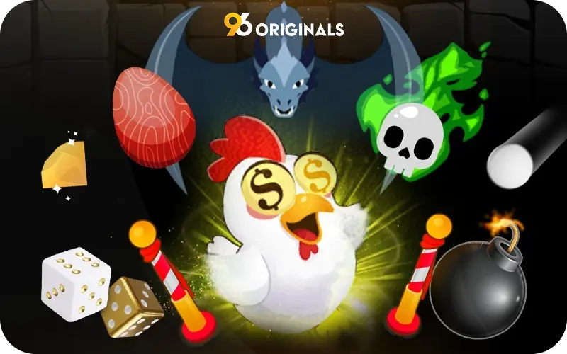 96 Originals 게임 콜라주